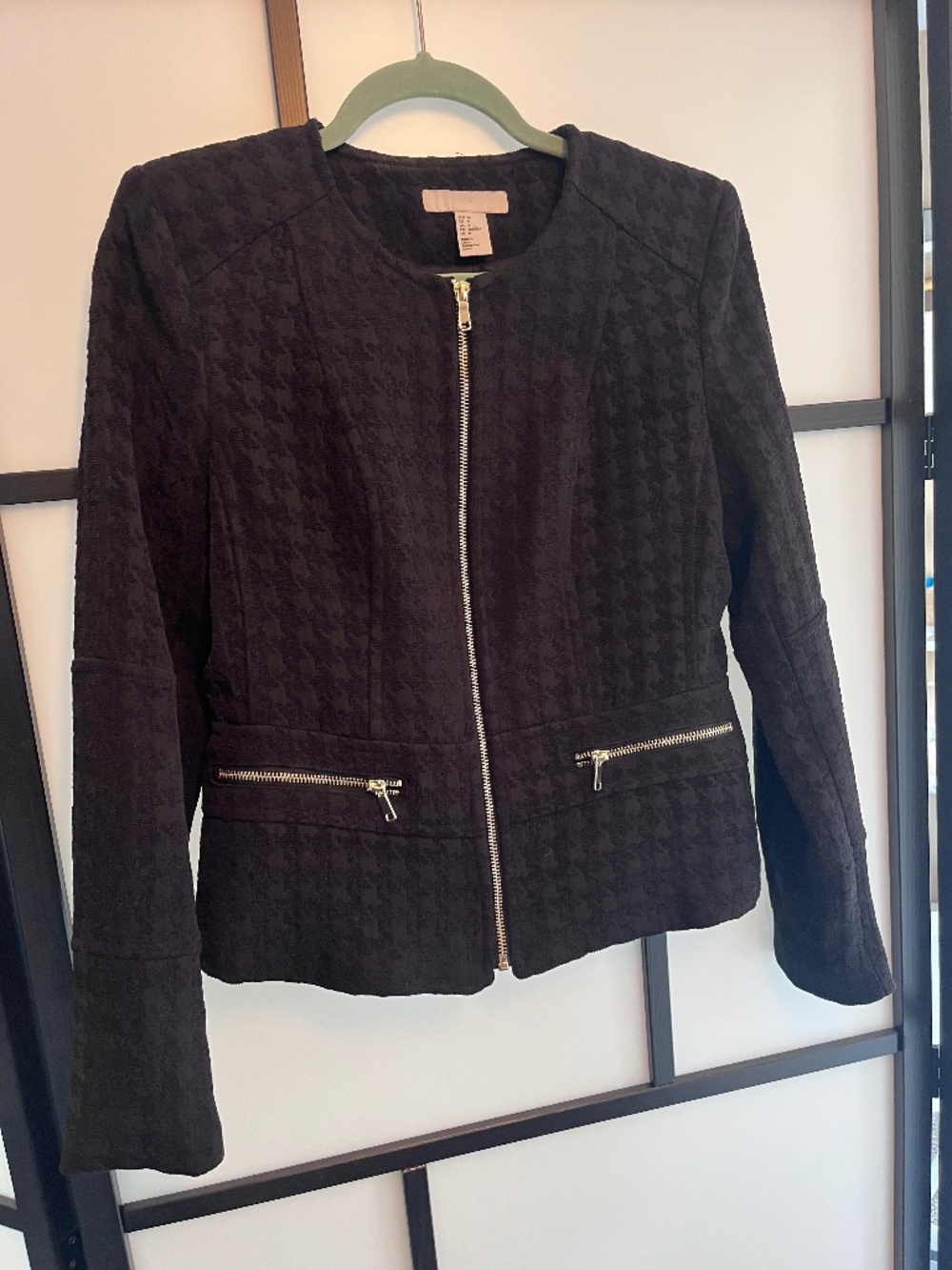 Cropped Patterned blazer -